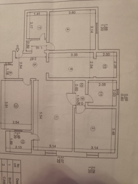 Mega Mall 4 camere cu centrală proprie și loc de parcare