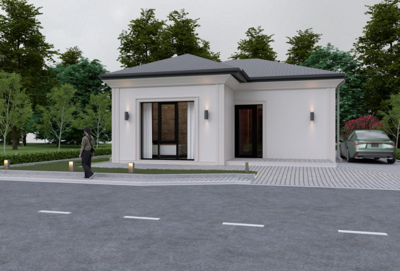 Teren intravilan cu autorizație de construcție – Comuna Berceni, 314 mp