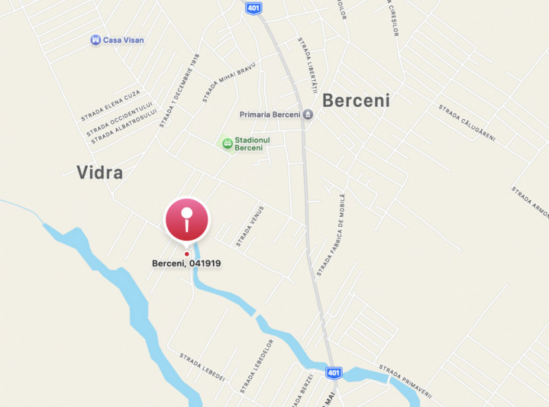 Teren intravilan cu autorizație de construcție – Comuna Berceni, 303 mp