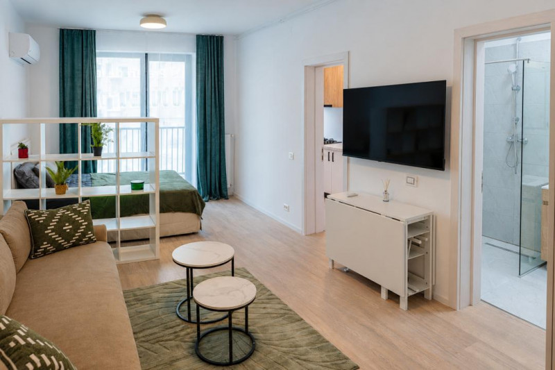 Garsonieră cu bucătărie separată și balcon, str. Frăției nr. 7, Ploiești